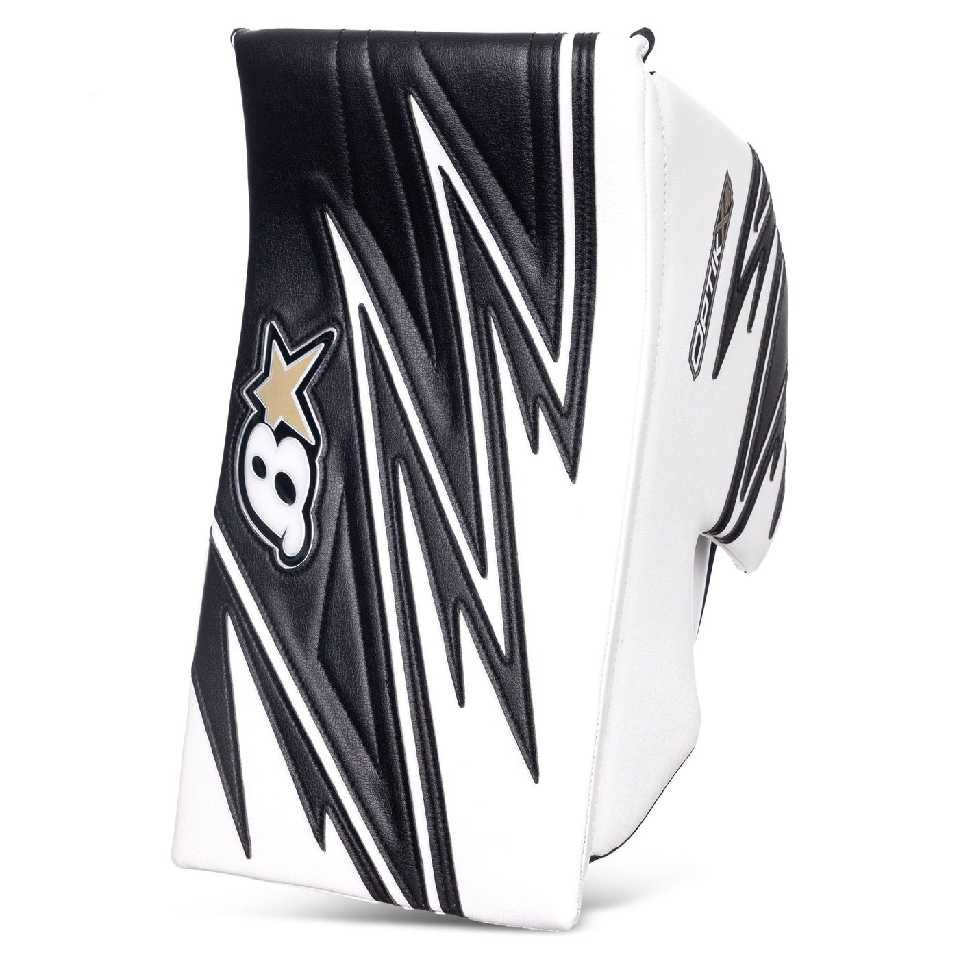 Brian's Blockers Brian's OPTIK X4 Senior Goalie Blocker White / Black / Regular - TheHockeyShop