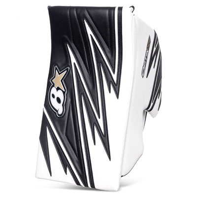 Brian's Blockers Brian's OPTIK X4 Senior Goalie Blocker White / Black / Regular - TheHockeyShop