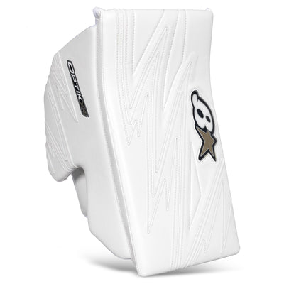 Brian's Blockers Brian's OPTIK X4 Senior Goalie Blocker White / Full Right - TheHockeyShop