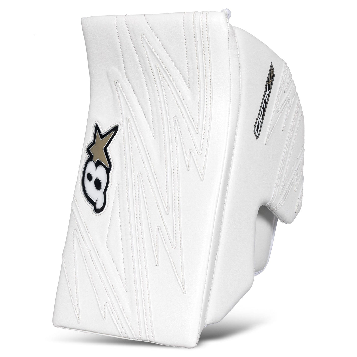 Brian's Blockers Brian's OPTIK X4 Senior Goalie Blocker White / Regular - TheHockeyShop