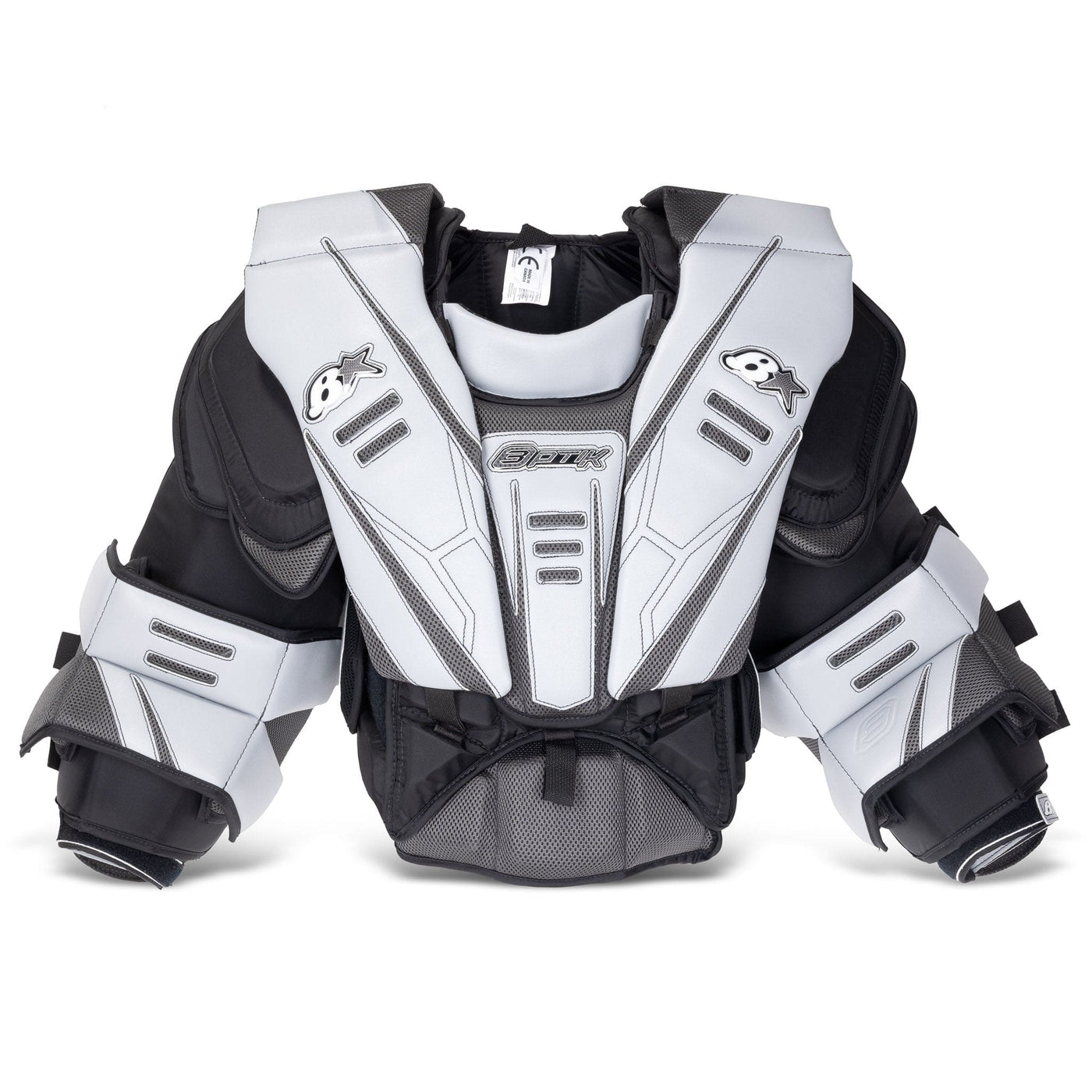 Brian's Chest Protectors Brian's OPTiK 3 Intermediate Chest & Arm Protector Black / Grey / L/XL - TheHockeyShop
