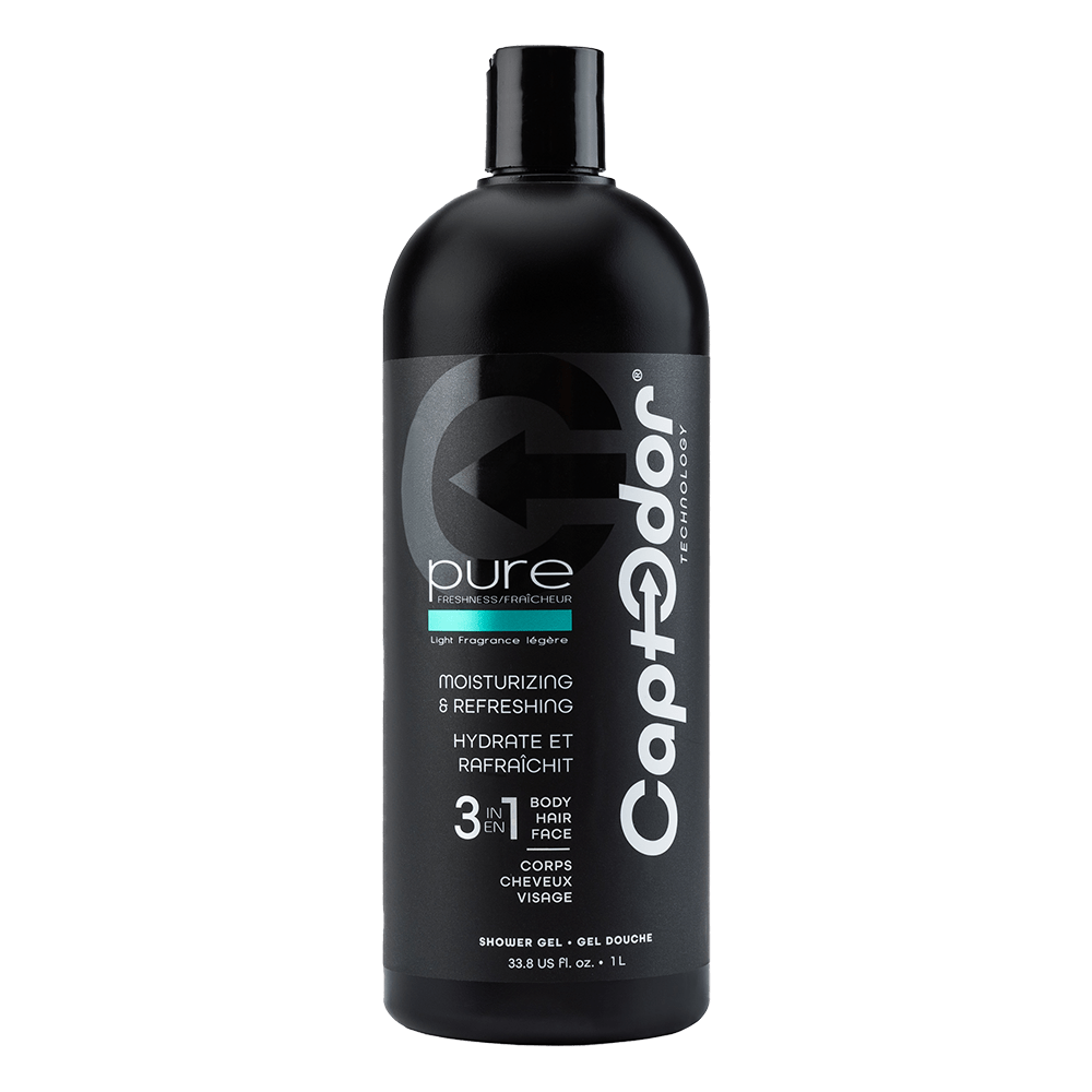 CaptOdor Shower Gel Pure 1L - TheHockeyShop.com