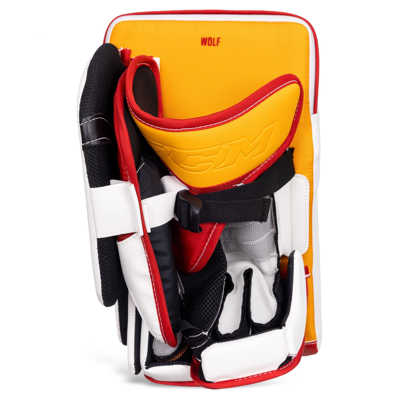 CCM Extreme Flex 5 Senior Goalie Blocker - Dustin Wolf #2 - TheHockeyShop.com