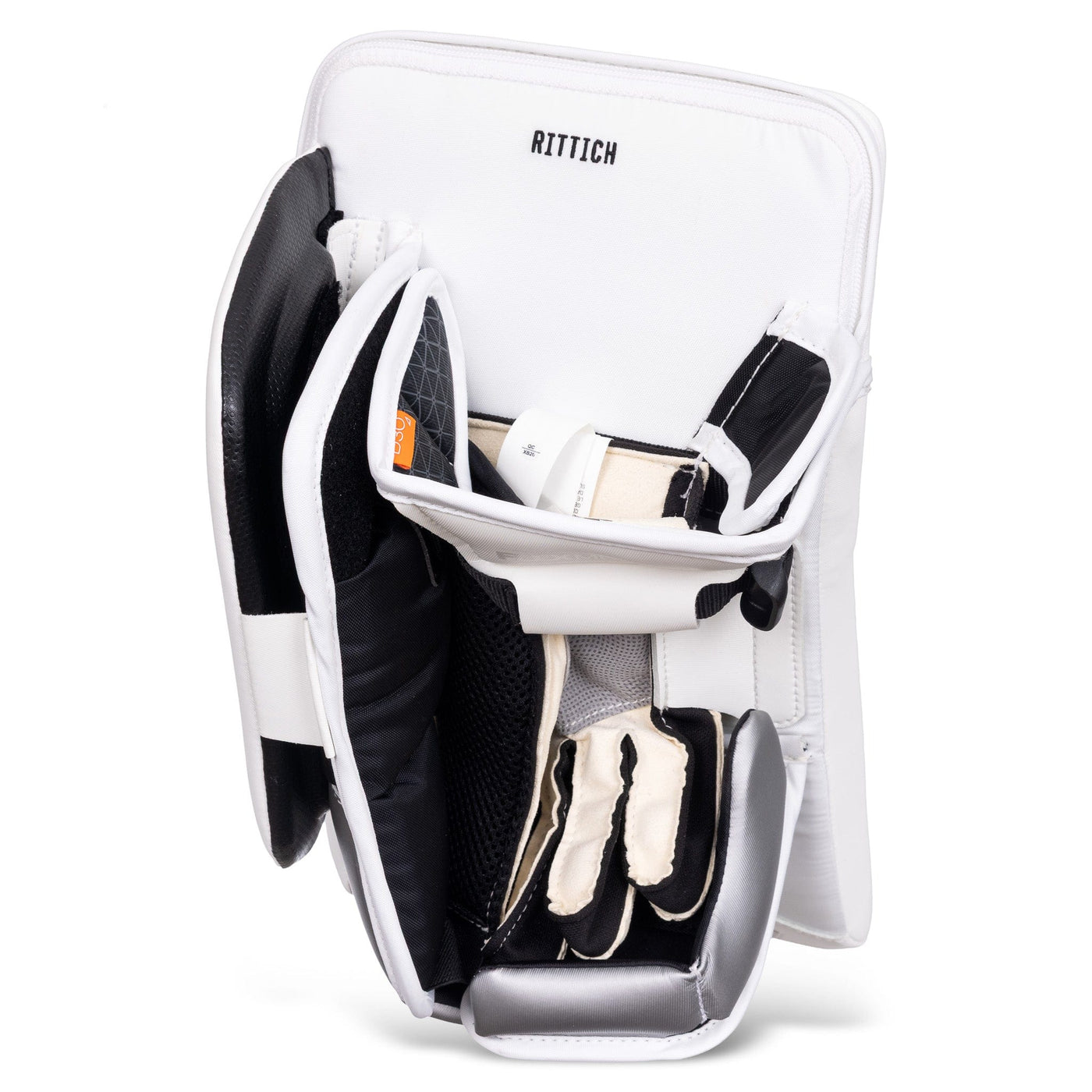 CCM Extreme Flex 6 Senior Goalie Blocker - David Rittich #1 - TheHockeyShop.com