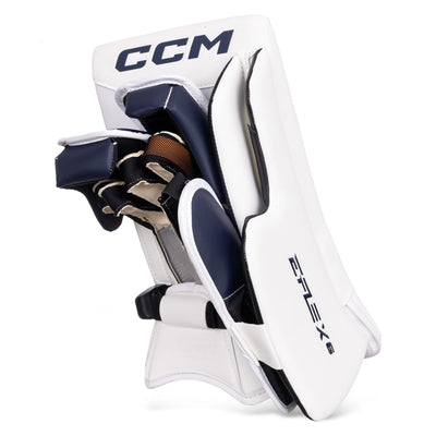 CCM Extreme Flex 6 Senior Goalie Blocker - David Rittich #3 - TheHockeyShop.com
