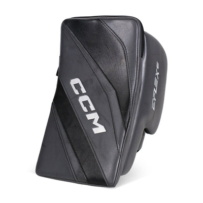 CCM Extreme Flex 6 Senior Goalie Blocker Black / Silver Regular USED #4 - TheHockeyShop.com