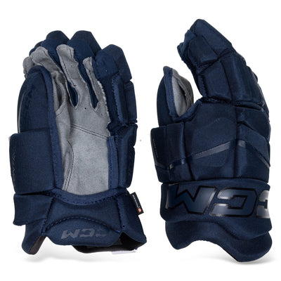 CCM Gloves CCM Jetspeed Control Junior Hockey Gloves Navy / Navy / 12" - TheHockeyShop
