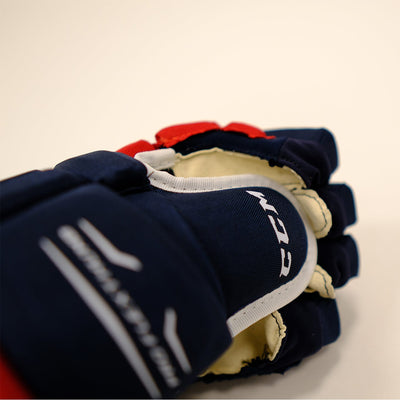 CCM Tacks 4R Pro Team Junior Hockey Gloves - TheHockeyShop.com