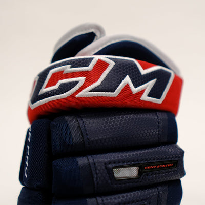 CCM Tacks 4R Pro Team Junior Hockey Gloves - TheHockeyShop.com