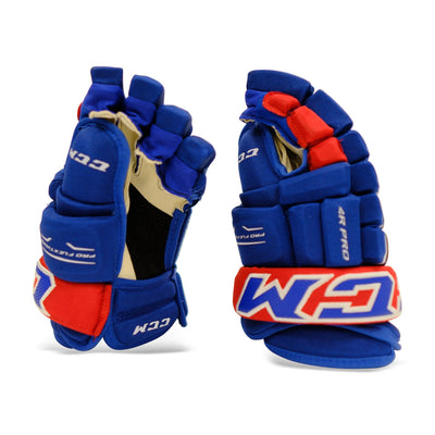 CCM Tacks 4R Pro Team Junior Hockey Gloves - TheHockeyShop.com