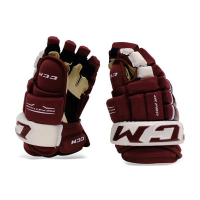 CCM Tacks 4R Pro Team Junior Hockey Gloves - TheHockeyShop.com