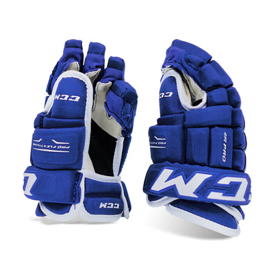 CCM Tacks 4R Pro Team Junior Hockey Gloves - TheHockeyShop.com