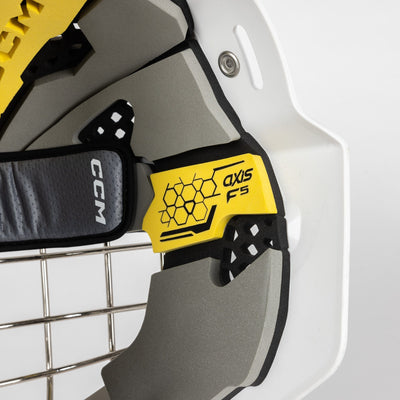 CCM Axis F5 Junior Goalie Mask - TheHockeyShop.com