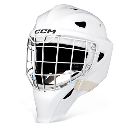 CCM Goalie Masks CCM Axis XF Senior Goalie Mask White / L - TheHockeyShop