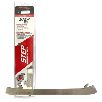 Step CCM XSG Stainless Goalie Forward Lean Steel Runner 3mm - 2 Pack - TheHockeyShop.com