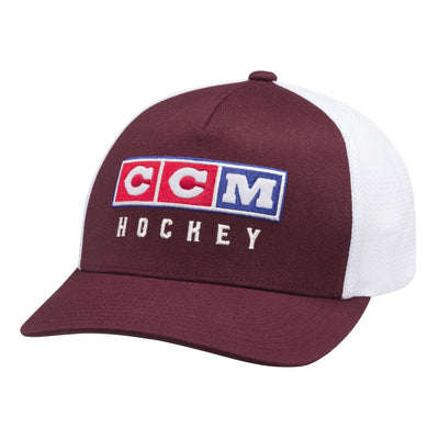 CCM Vintage Meshback Trucker Adjustable Hat - TheHockeyShop.com