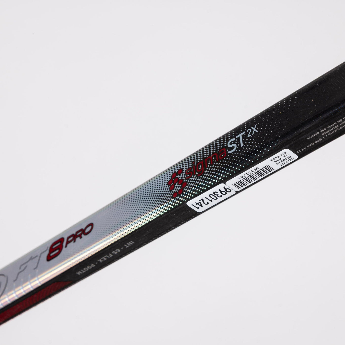 CCM Jetspeed FT8 Pro Intermediate Hockey Stick - Silver - TheHockeyShop.com