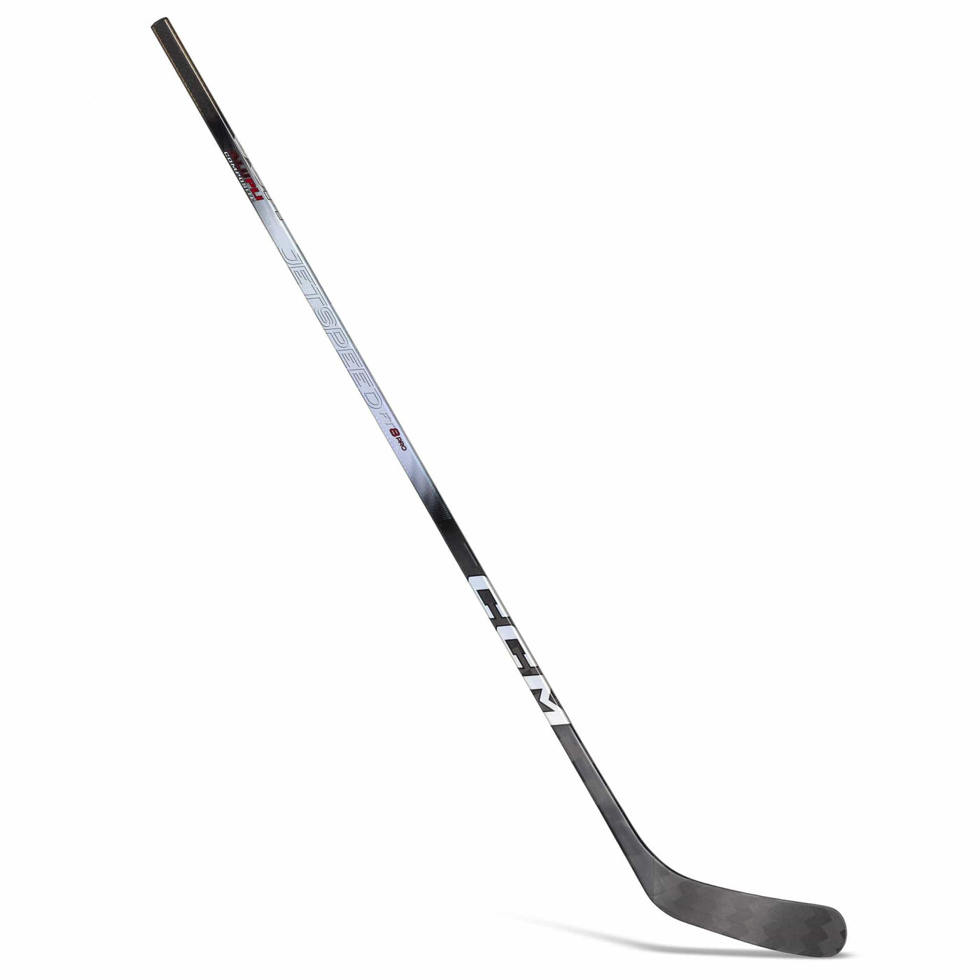 CCM Jetspeed FT8 Pro Intermediate Hockey Stick - Silver - TheHockeyShop.com