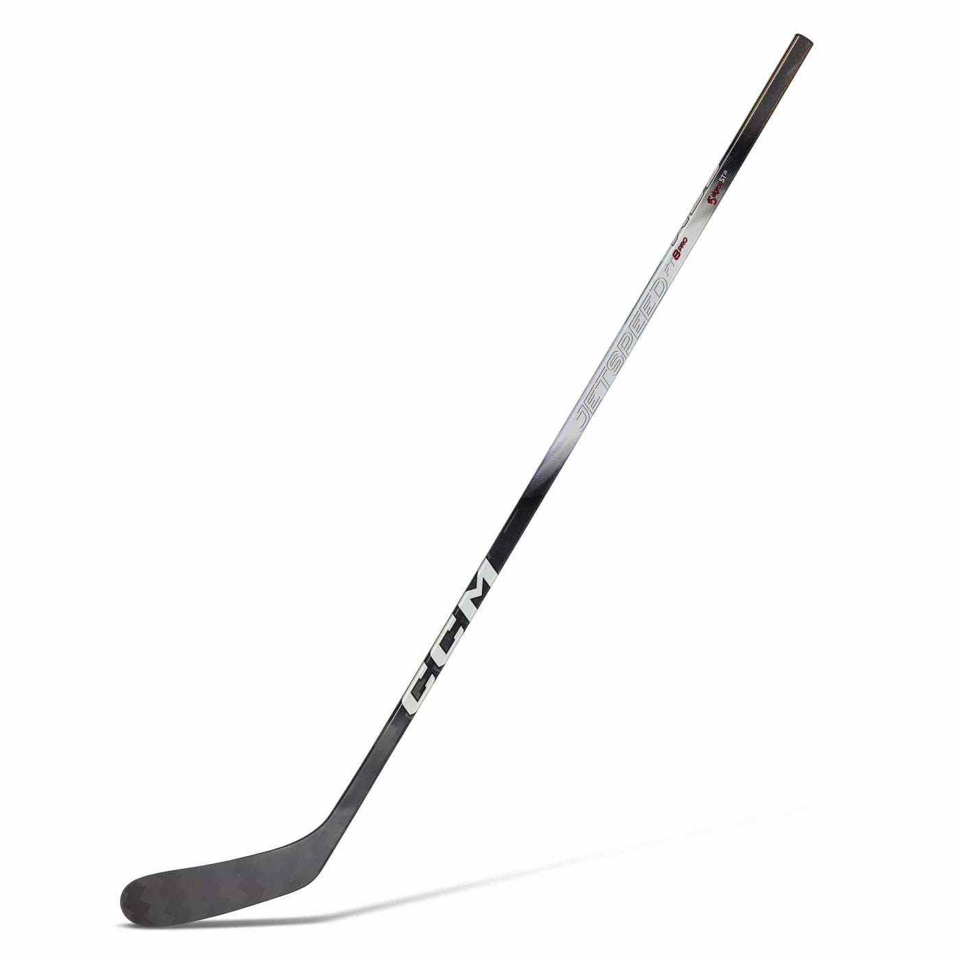 CCM Jetspeed FT8 Pro Junior Hockey Stick - Silver - TheHockeyShop.com