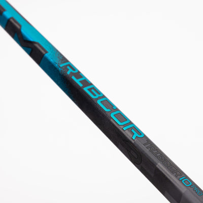 CCM RIBCOR Trigger 10 Pro Senior Hockey Stick - Teal - TheHockeyShop.com