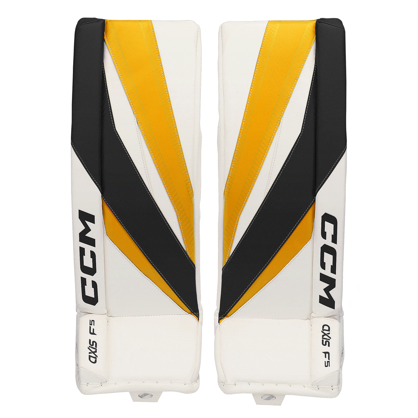 CCM Axis F5 Junior Goalie Leg Pads - TheHockeyShop.com