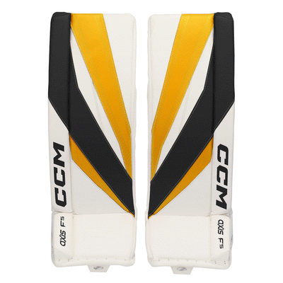 CCM Axis F5 Junior Goalie Leg Pads - TheHockeyShop.com