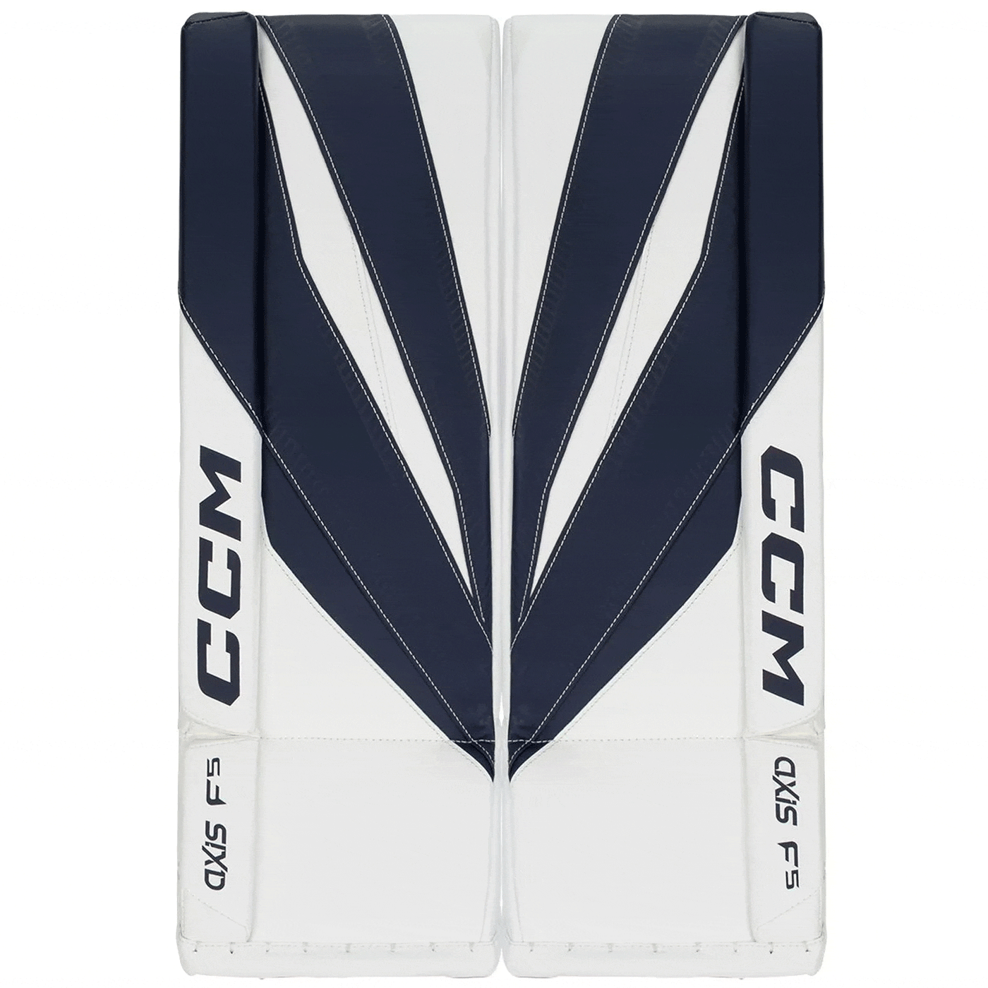 CCM Axis F5 Junior Goalie Leg Pads - TheHockeyShop.com