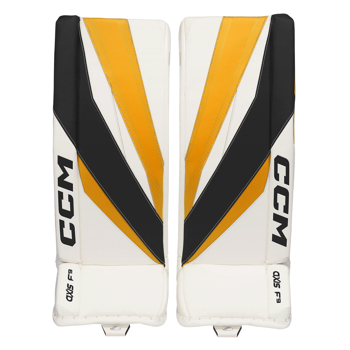 CCM Axis F9 Intermediate Goalie Leg Pads - TheHockeyShop.com