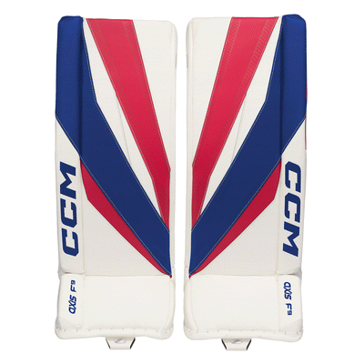 CCM Axis F9 Intermediate Goalie Leg Pads - TheHockeyShop.com