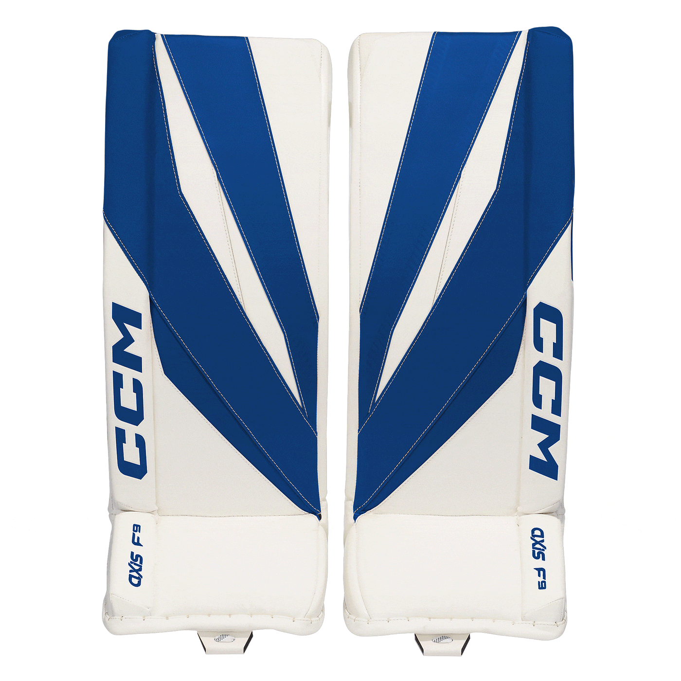 CCM Axis F9 Intermediate Goalie Leg Pads - TheHockeyShop.com