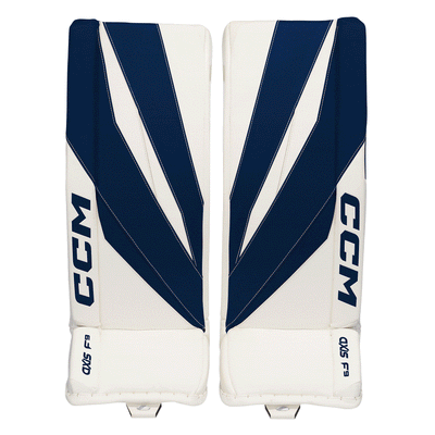 CCM Axis F9 Intermediate Goalie Leg Pads - TheHockeyShop.com
