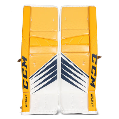 CCM Extreme Flex 5 Senior Goalie Leg Pads - David Rittich - TheHockeyShop.com