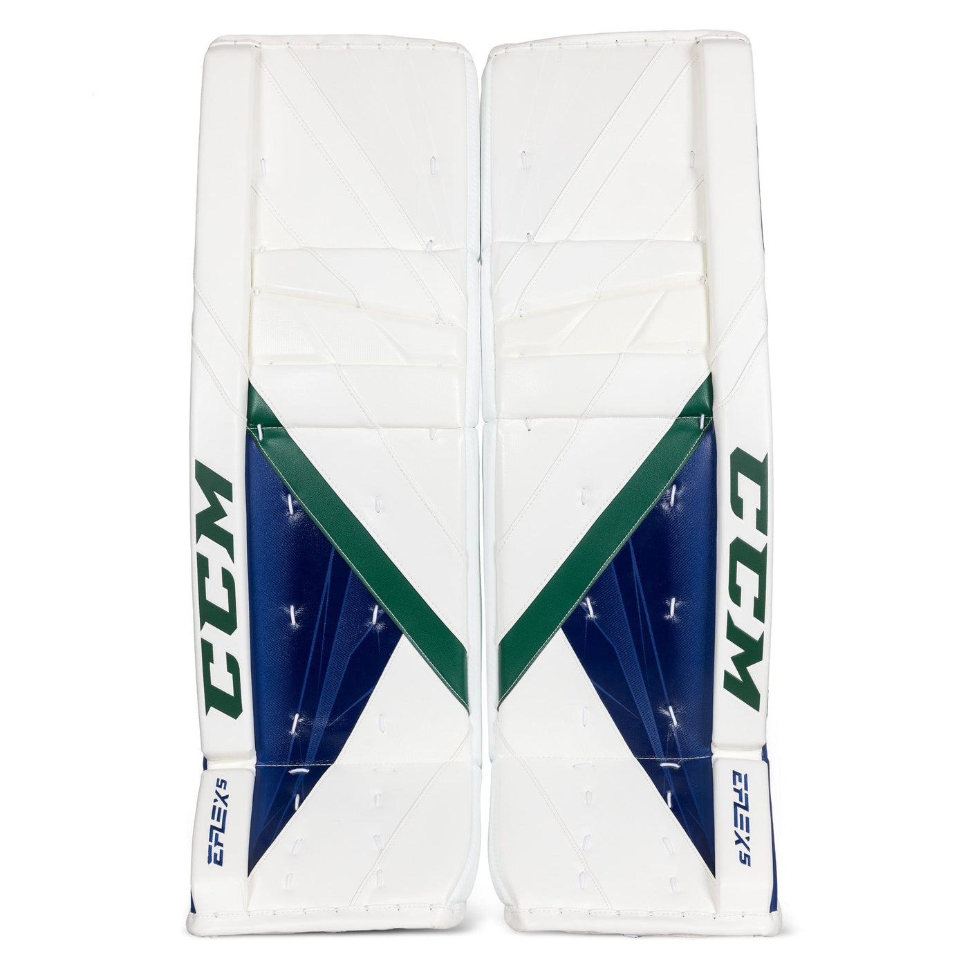 CCM Extreme Flex 5 Senior Goalie Leg Pads - Thatcher Demko - TheHockeyShop.com