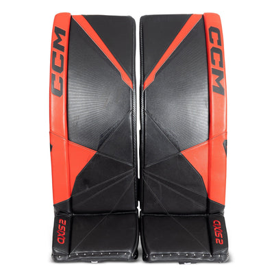 CCM Leg Pads (Demo) CCM Axis 2 Senior Goalie Leg Pads - USED 34+1.5" Black / Red - TheHockeyShop