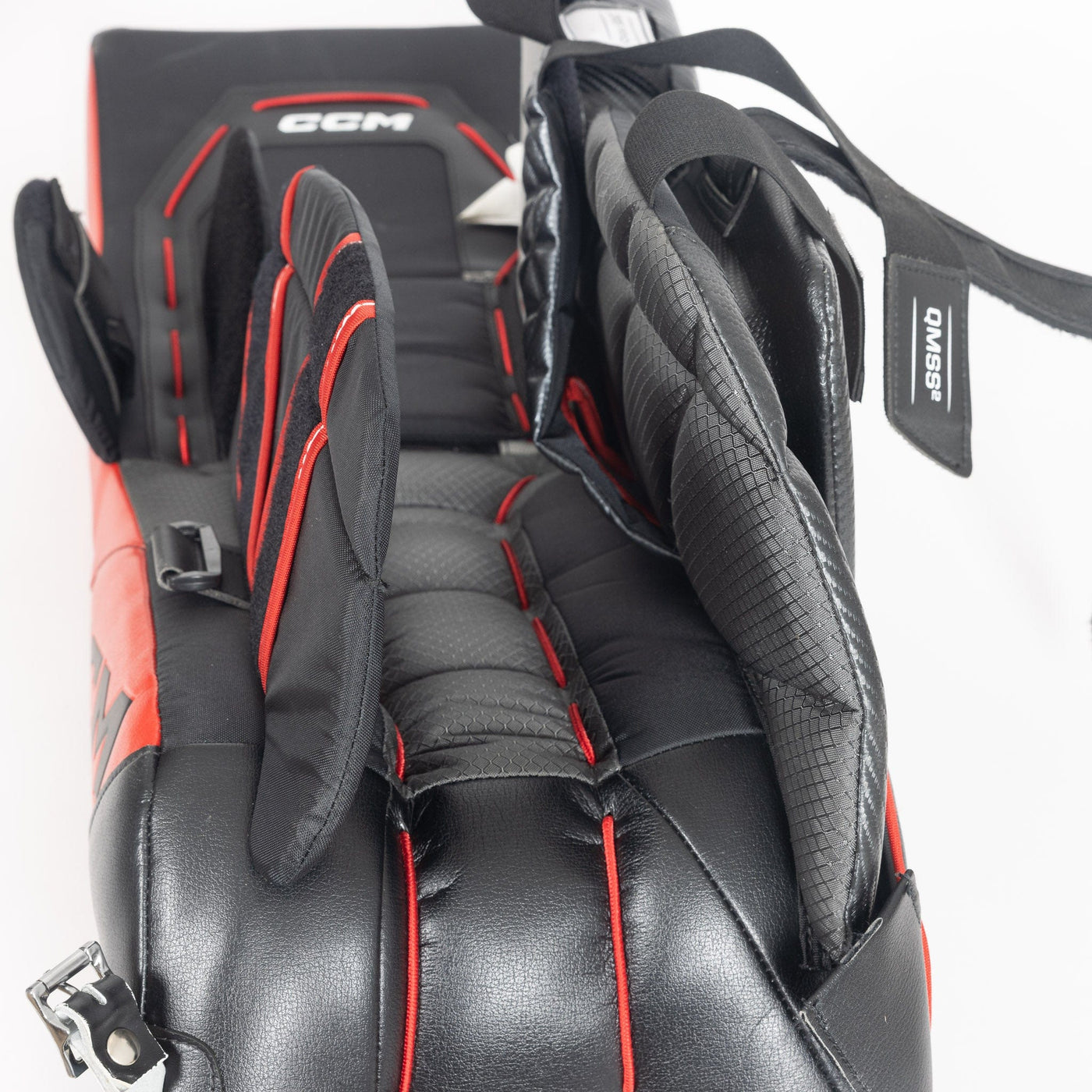 CCM Leg Pads (Demo) CCM Axis 2 Senior Goalie Leg Pads - USED 34+1.5" Black / Red - TheHockeyShop