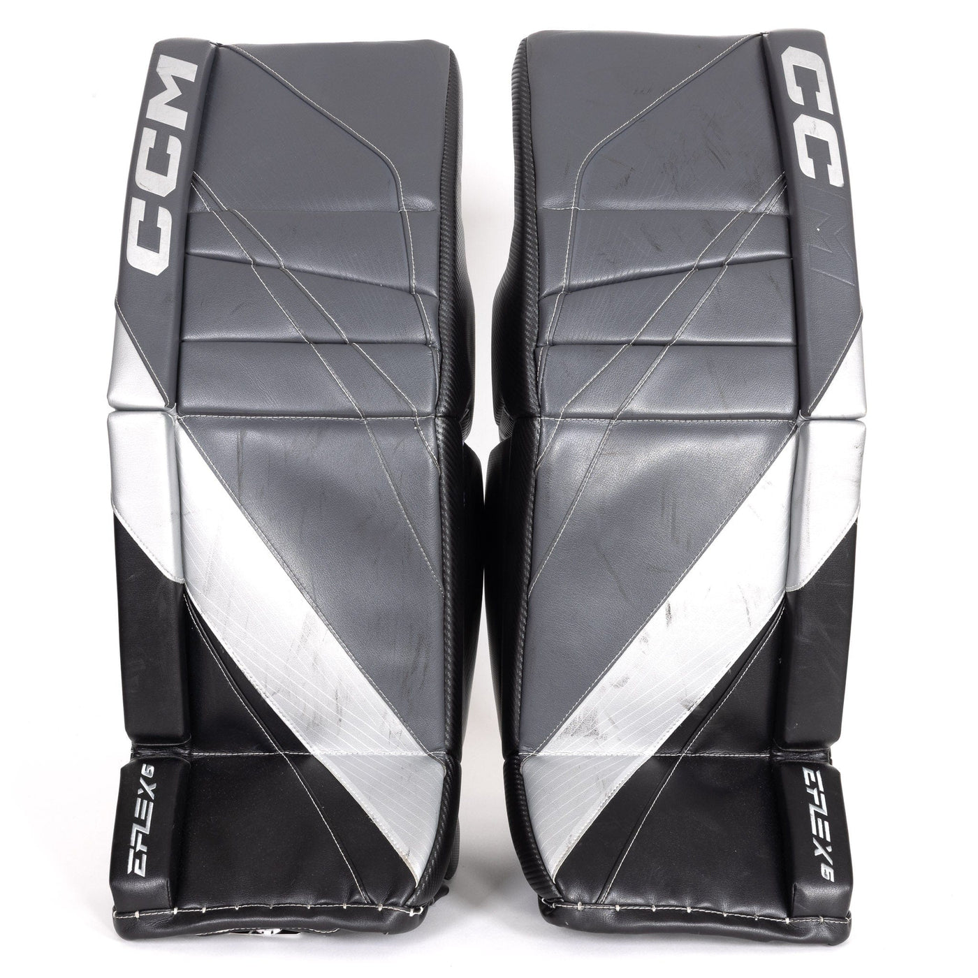 CCM Extreme Flex 6 Senior Goalie Leg Pads - Demo 32+2 - TheHockeyShop.com