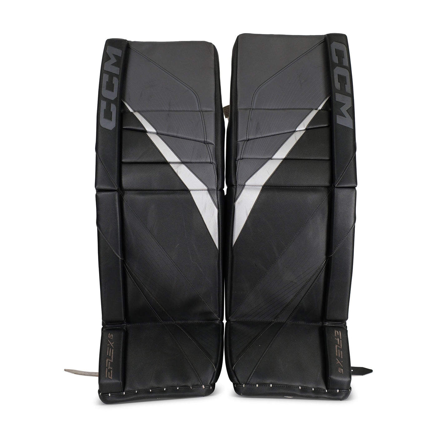 CCM Extreme Flex 6 Senior Goalie Leg Pads - Demo 34+2 - TheHockeyShop.com