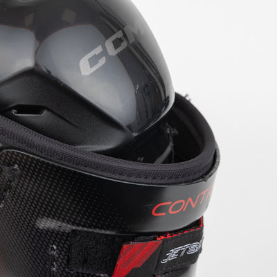 CCM Jetspeed Control Junior Hockey Shin Guards - TheHockeyShop.com