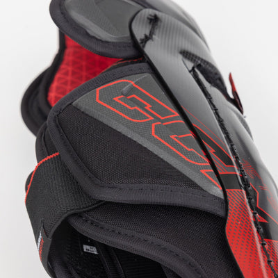 CCM Jetspeed Control Junior Hockey Shin Guards - TheHockeyShop.com