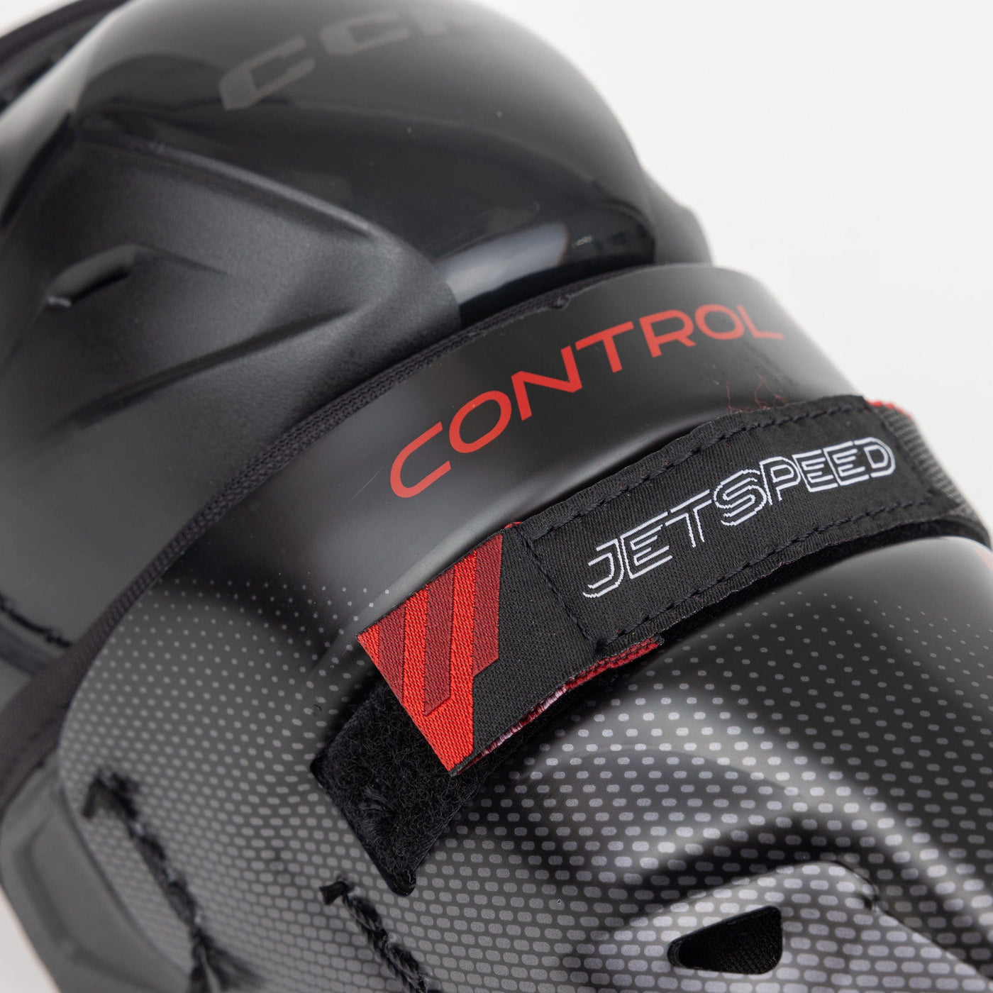 CCM Jetspeed Control Junior Hockey Shin Guards - TheHockeyShop.com
