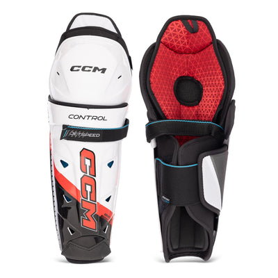 CCM Jetspeed Control Senior Hockey Shin Guards - The Hockey Shop Source For Sports