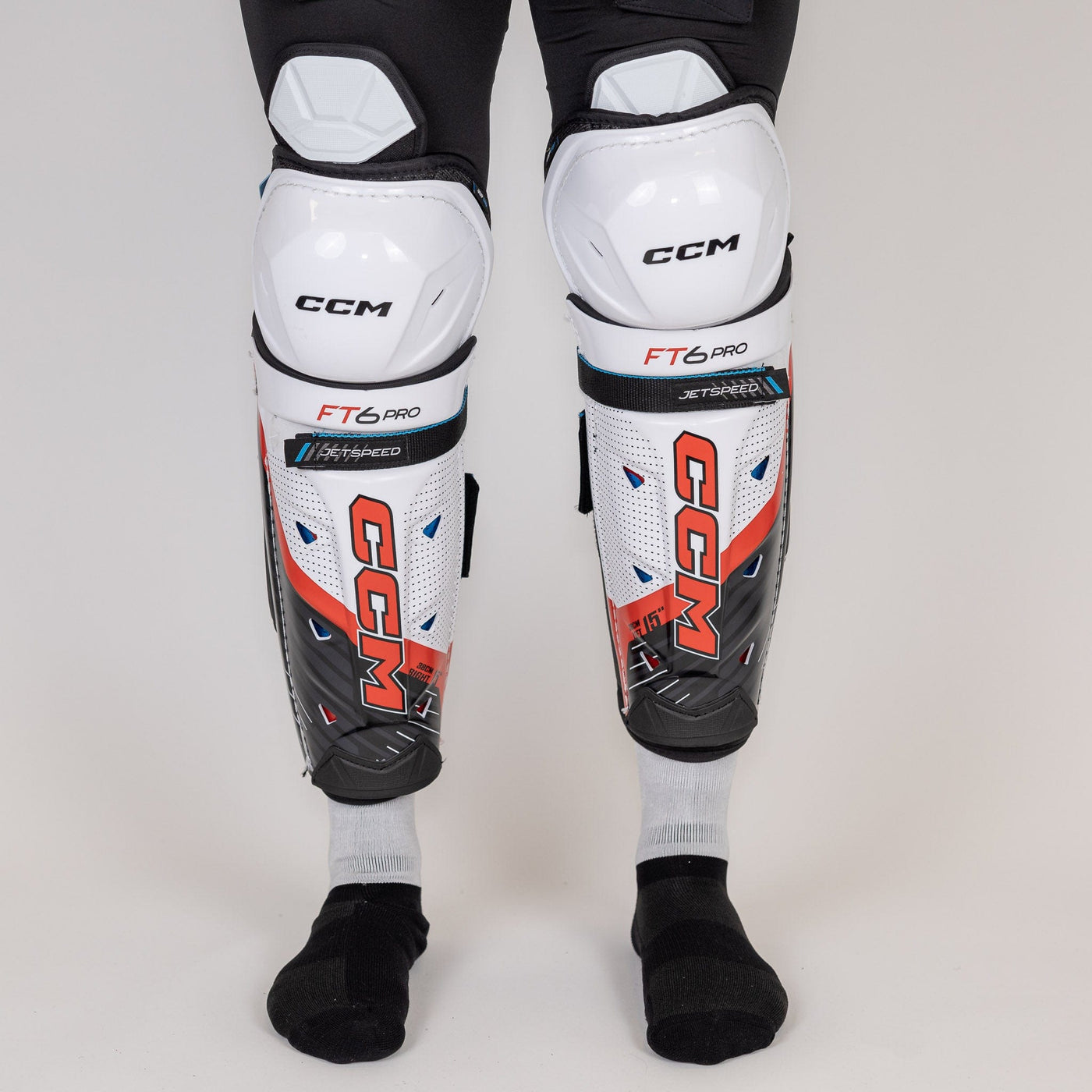 CCM Jetspeed FT6 Pro Senior Hockey Shin Guards - The Hockey Shop Source For Sports