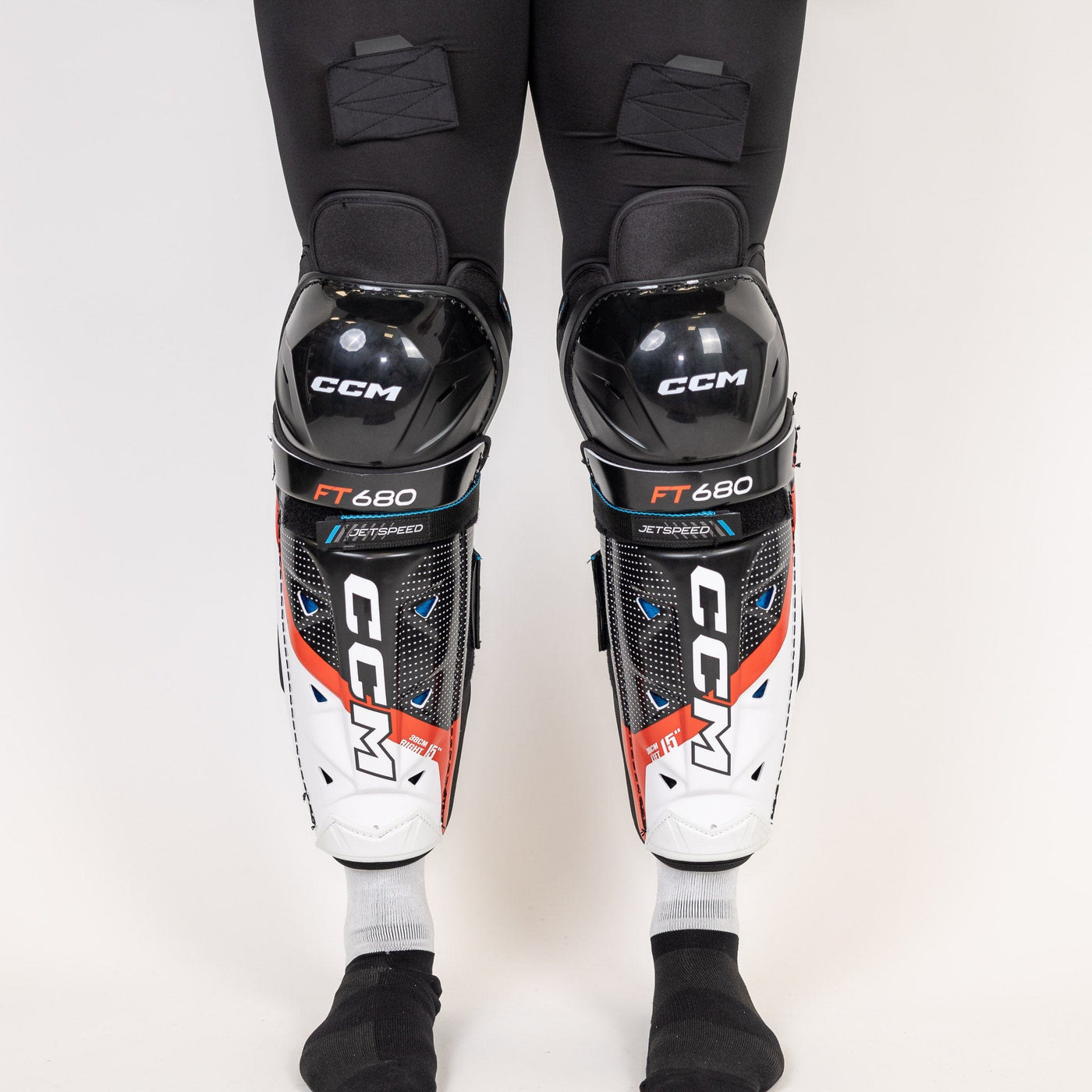 CCM Jetspeed FT680 Senior Hockey Shin Guards - The Hockey Shop Source For Sports