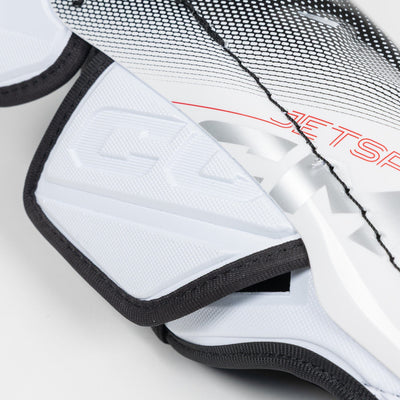 CCM Jetspeed FT8 Junior Hockey Shin Guards - TheHockeyShop.com