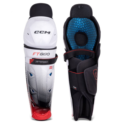 CCM Jetspeed FT880 Senior Hockey Shin Guards - TheHockeyShop.com