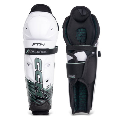 CCM Jetspeed FTW Junior Hockey Shin Guards - TheHockeyShop.com