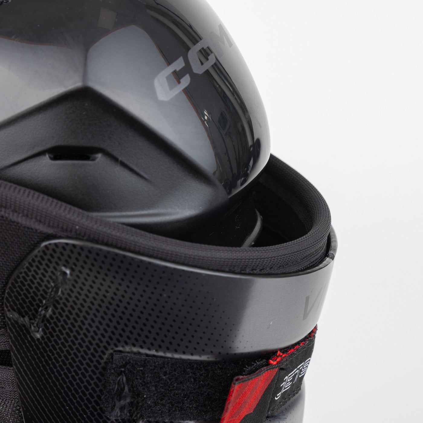 CCM Jetspeed Vibe Junior Hockey Shin Guards - TheHockeyShop.com