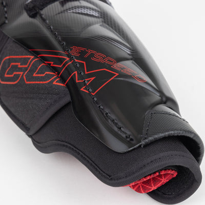 CCM Jetspeed Vibe Junior Hockey Shin Guards - TheHockeyShop.com