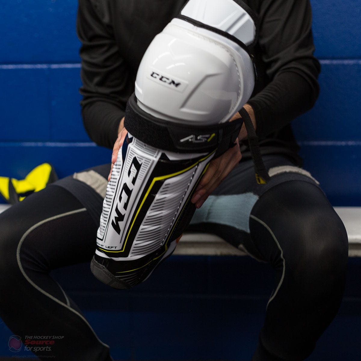 CCM Super Tacks AS1 Senior Hockey Shin Guards
