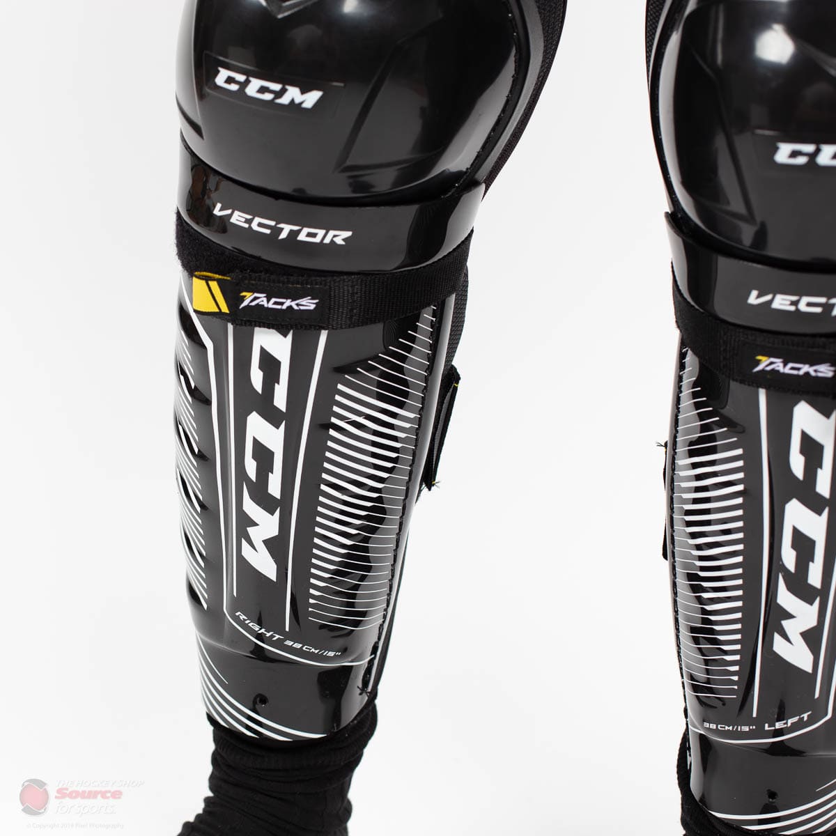 CCM Tacks Vector Junior Hockey Shin Guards